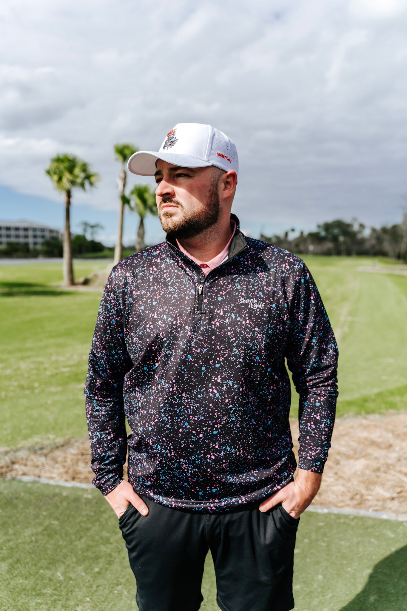 Paint Splatter Quarter Zip