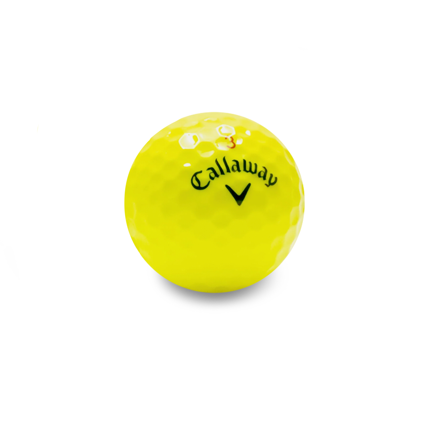 Used Callaway Chrome Soft X Yellow Golf Balls - 1 Dozen