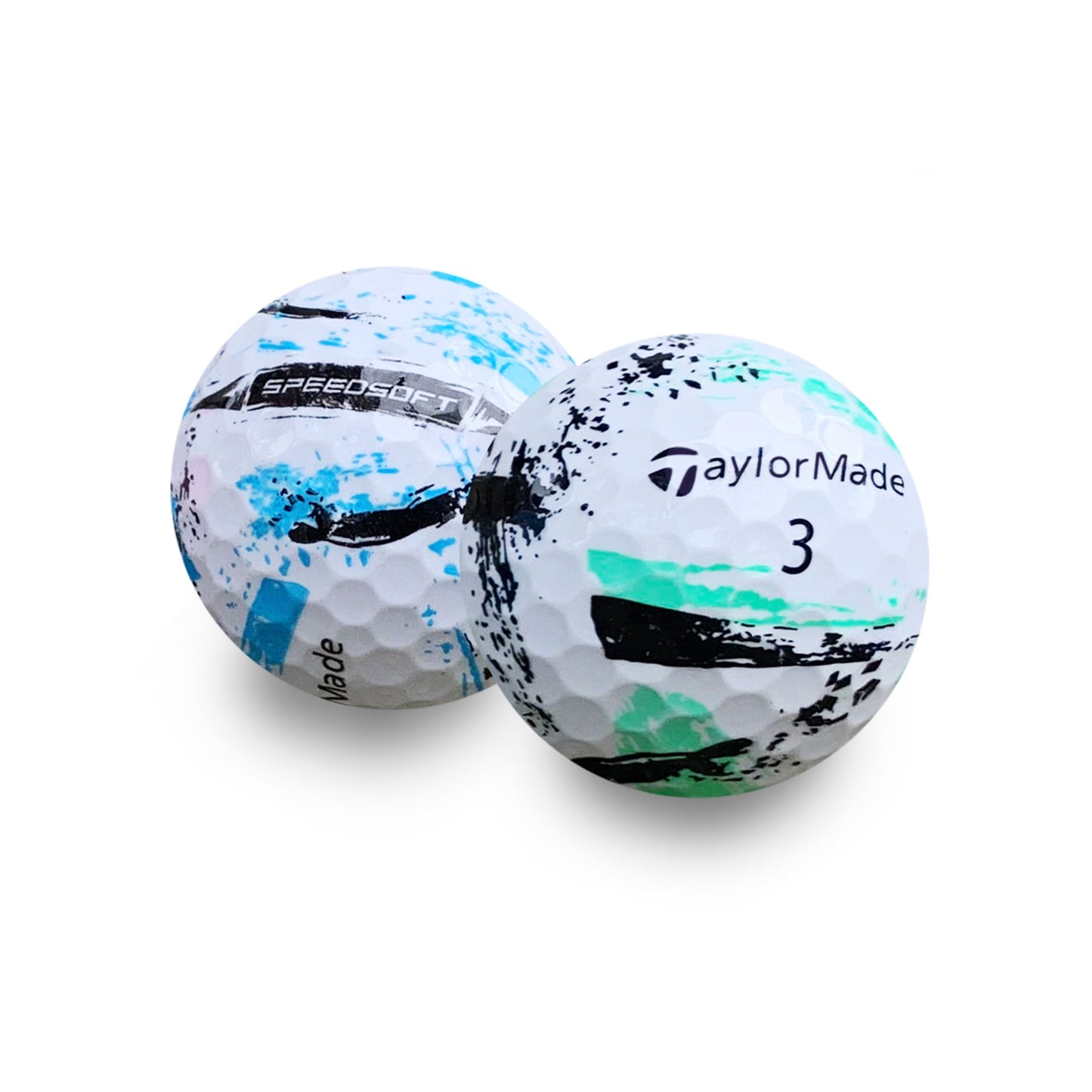 Used TaylorMade Speedsoft Ink Golf Balls - 1 Dozen