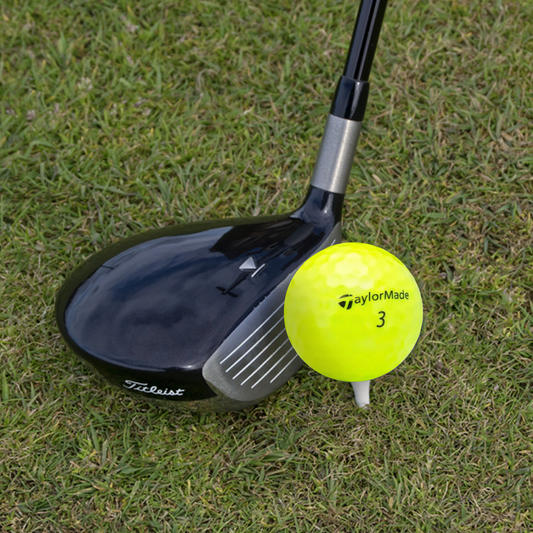 Used TaylorMade TP5 Yellow Golf Balls - 1 Dozen