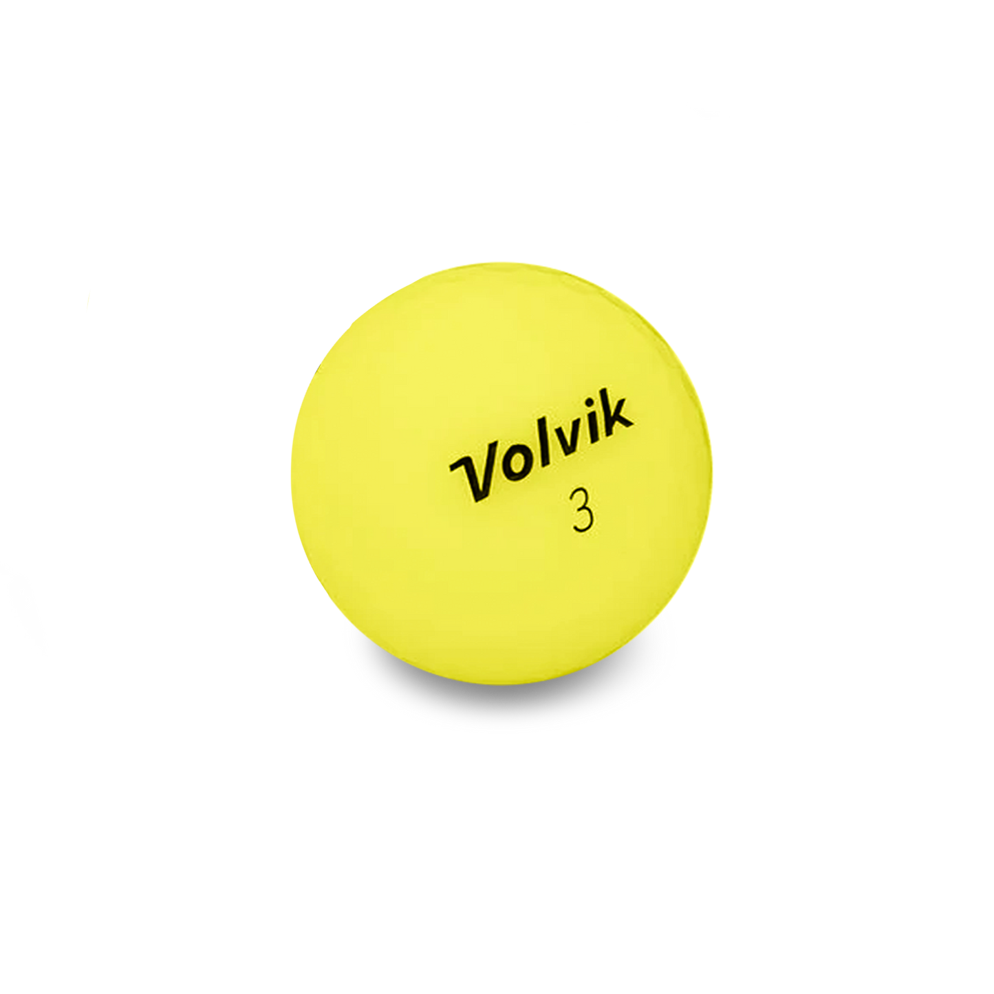 Used Volvik Vivid Yellow Golf Balls - 1 Dozen