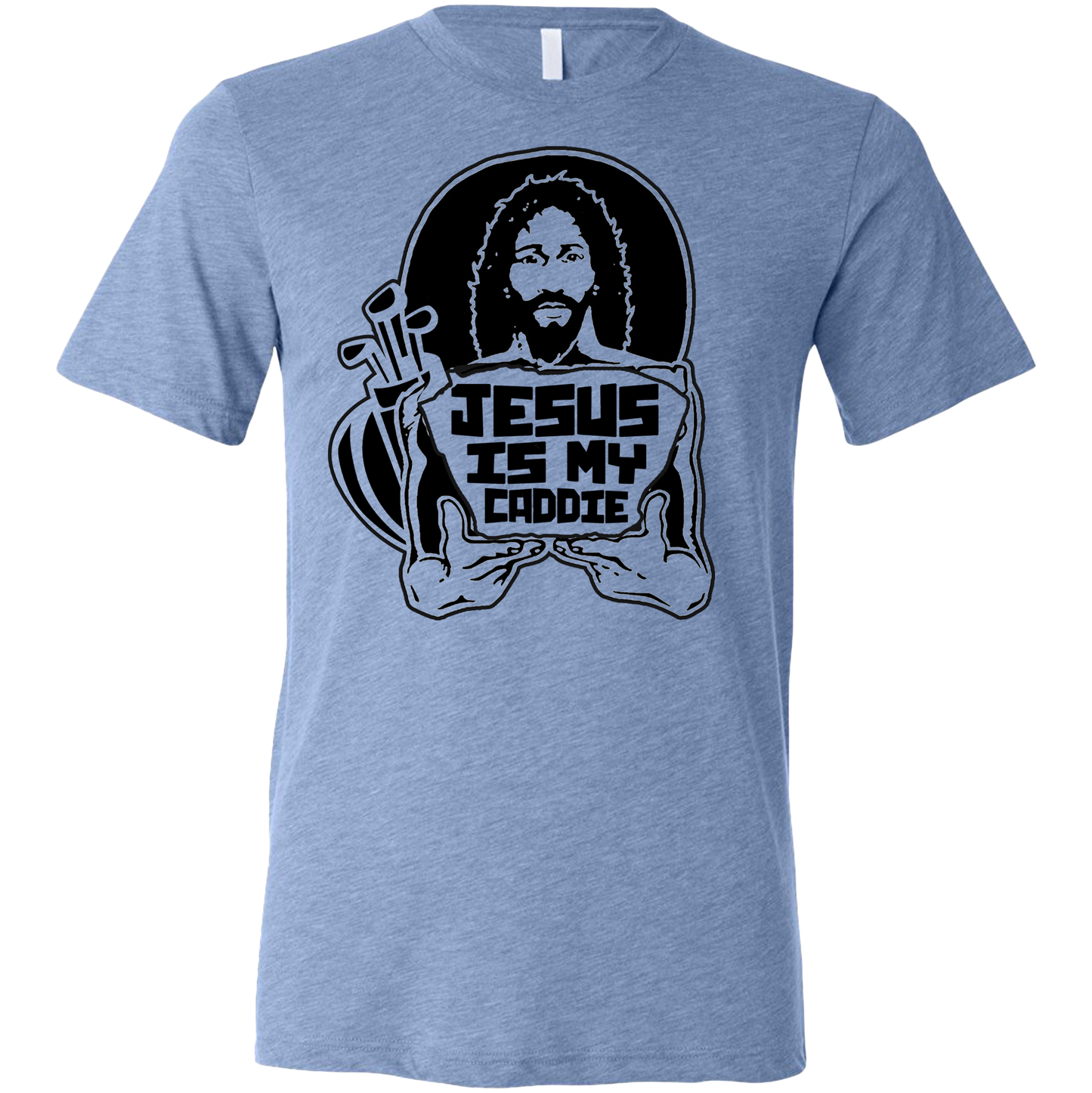 Golf Jesus Is My Caddie Unisex T-Shirt