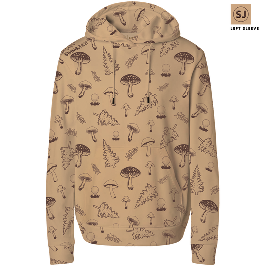 Golf Mushrooms Men's Performance Hoodie - Final Sale