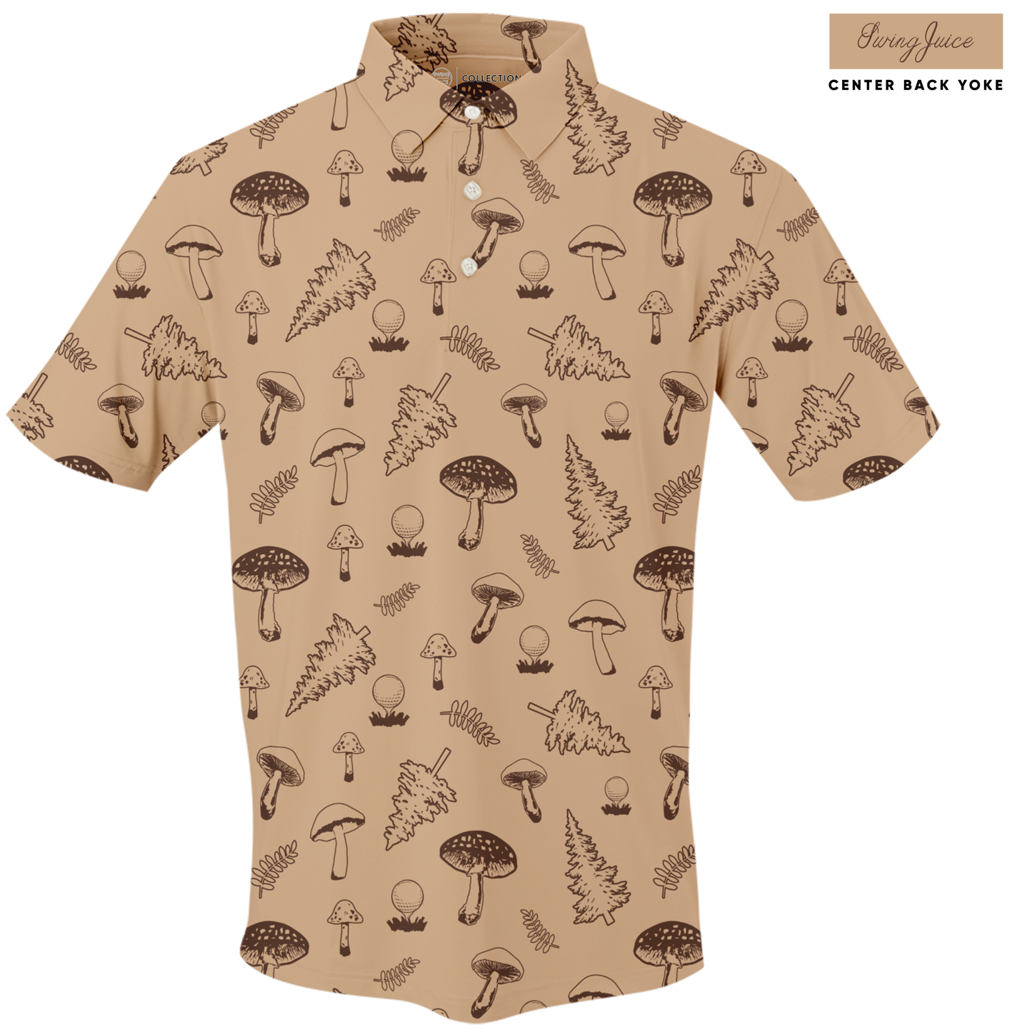 Golf Mushrooms Men's Polo - Final Sale