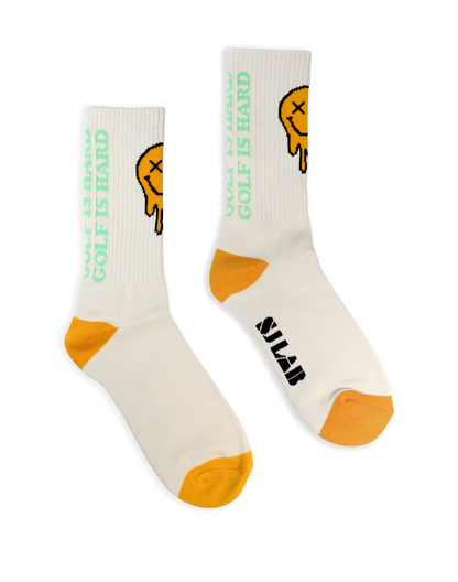 Golf Is Hard Men's Socks Ivory O/S