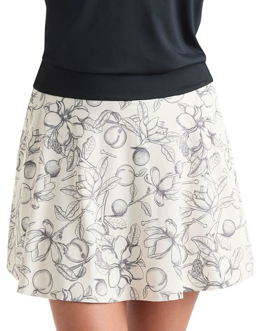 Golf Magnolia Toile Women's Skort