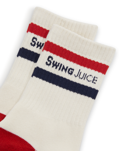 Golf American Classic Stripe Men's Socks Ivory O/S