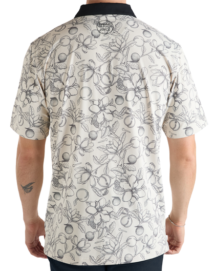 Golf Magnolia Toile Men's Polo