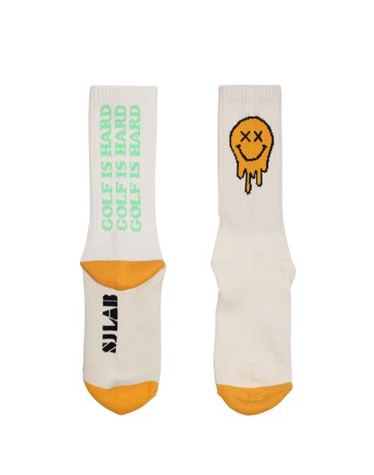 Golf Is Hard Men's Socks Ivory O/S