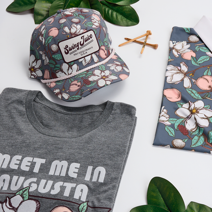 Golf Georgia On My Mind Unisex Rope Hat Dark Grey O/S