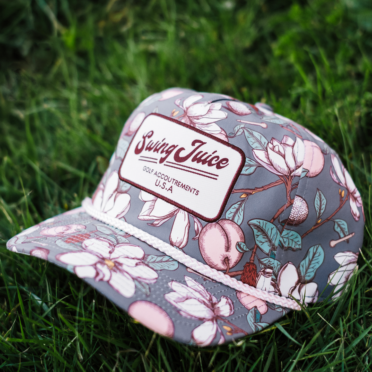 Golf Georgia On My Mind Unisex Rope Hat Dark Grey O/S