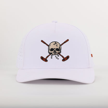 White Skull and Crossbones 2.0 Hat