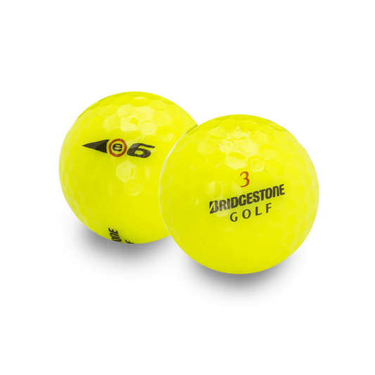 Used Bridgestone e6 Yellow - 1 Dozen