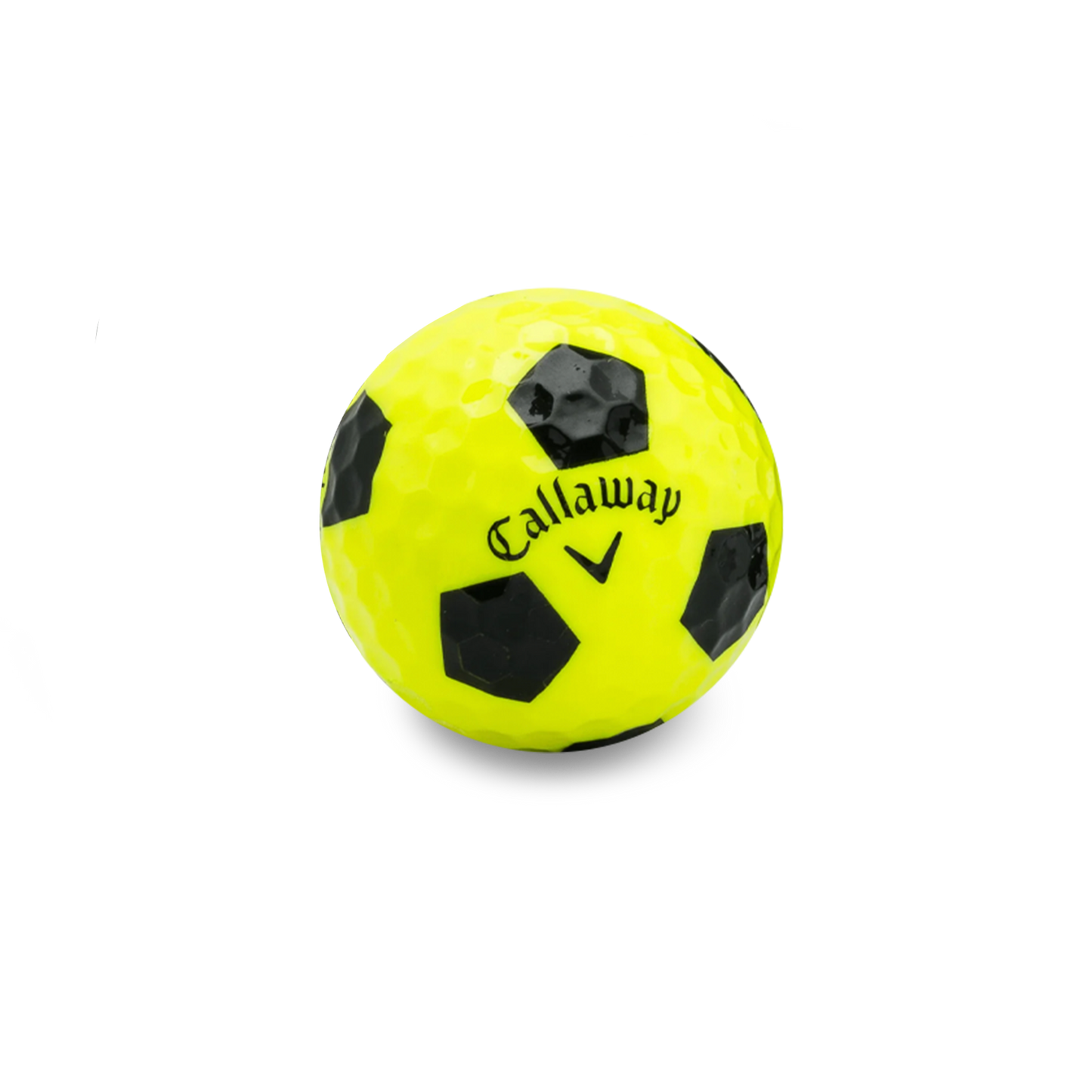 Used Callaway Chrome Soft Truvis Yellow Golf Balls - 1 Dozen