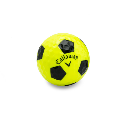 Used Callaway Chrome Soft Truvis Yellow Golf Balls - 1 Dozen