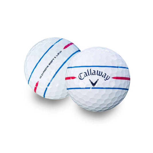 Used Callaway Chrome Soft X LS 360 Triple Track Golf Balls - 1 Dozen
