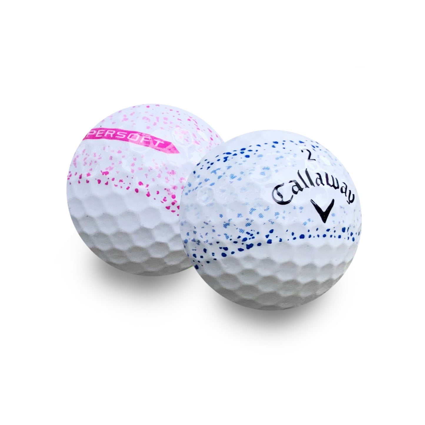 Used Callaway Supersoft Fade Golf Balls - 1 Dozen