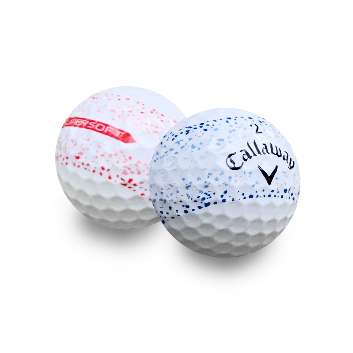 Used Callaway Supersoft Fade Golf Balls - 1 Dozen