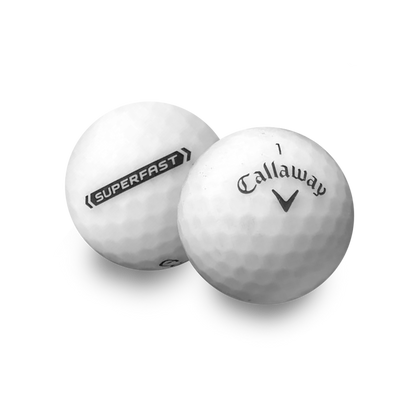 Used Callaway Superfast Golf Balls - 1 Dozen
