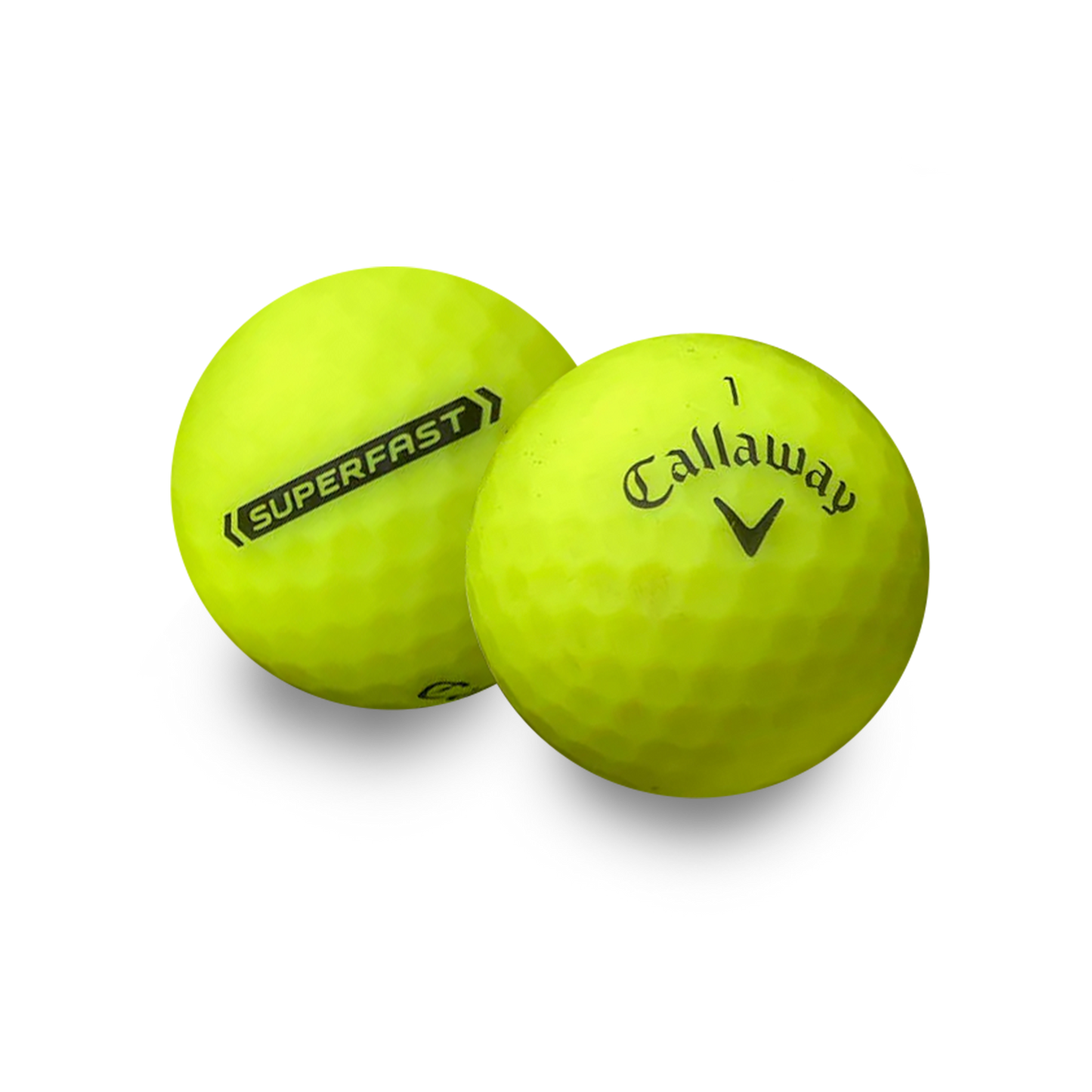 Used Callaway Superfast Golf Balls - 1 Dozen