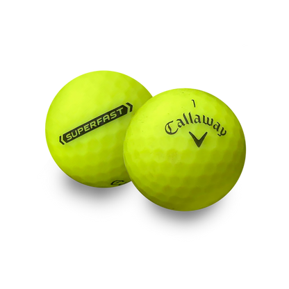 Used Callaway Superfast Golf Balls - 1 Dozen