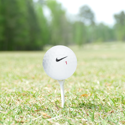 Used Nike RZN Red Golf Balls - 1 Dozen