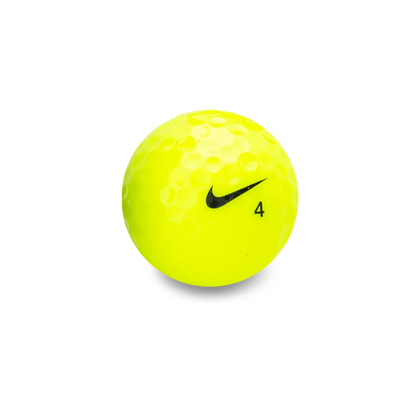 Used Nike PD Long Yellow Golf Balls - 1 Dozen