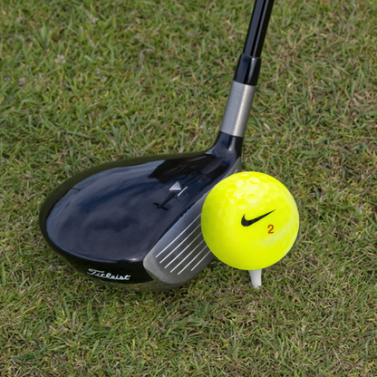 Used Nike RZN Black Yellow Golf Balls - 1 Dozen