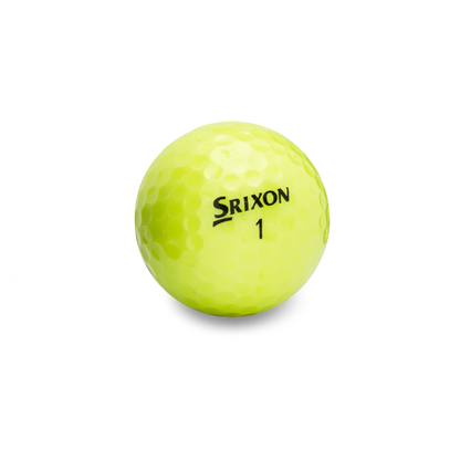 Used Srixon Z-Star Mix Yellow Golf Balls - 1 Dozen