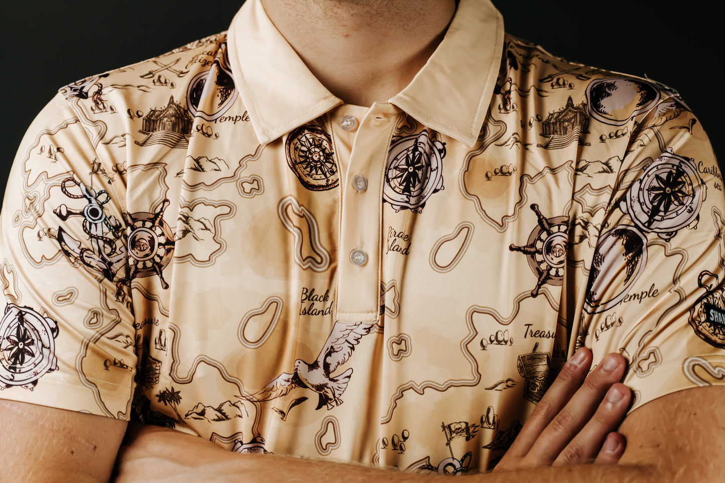 Pirate Map Polo