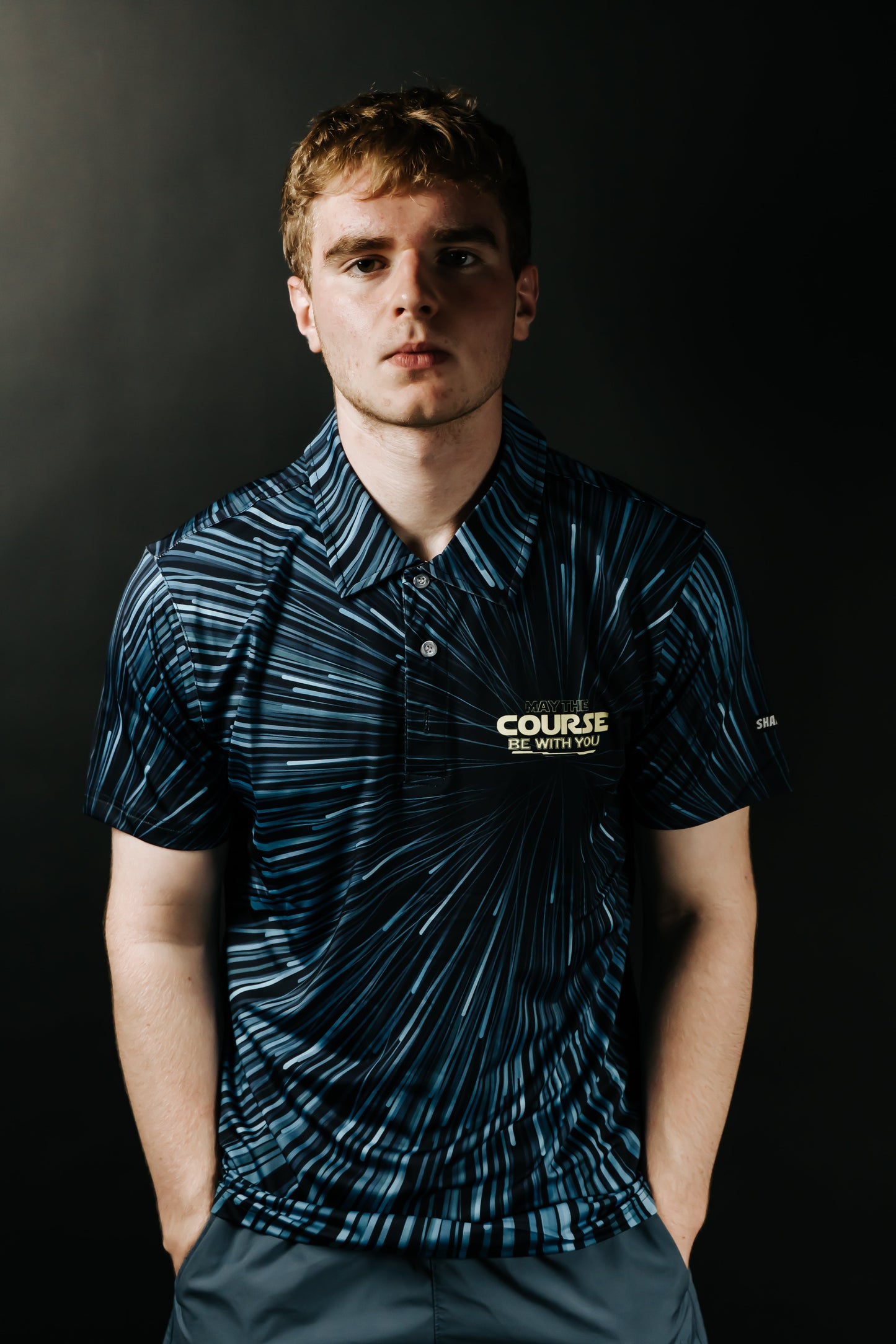 Light speed May The Course Be With You Polo