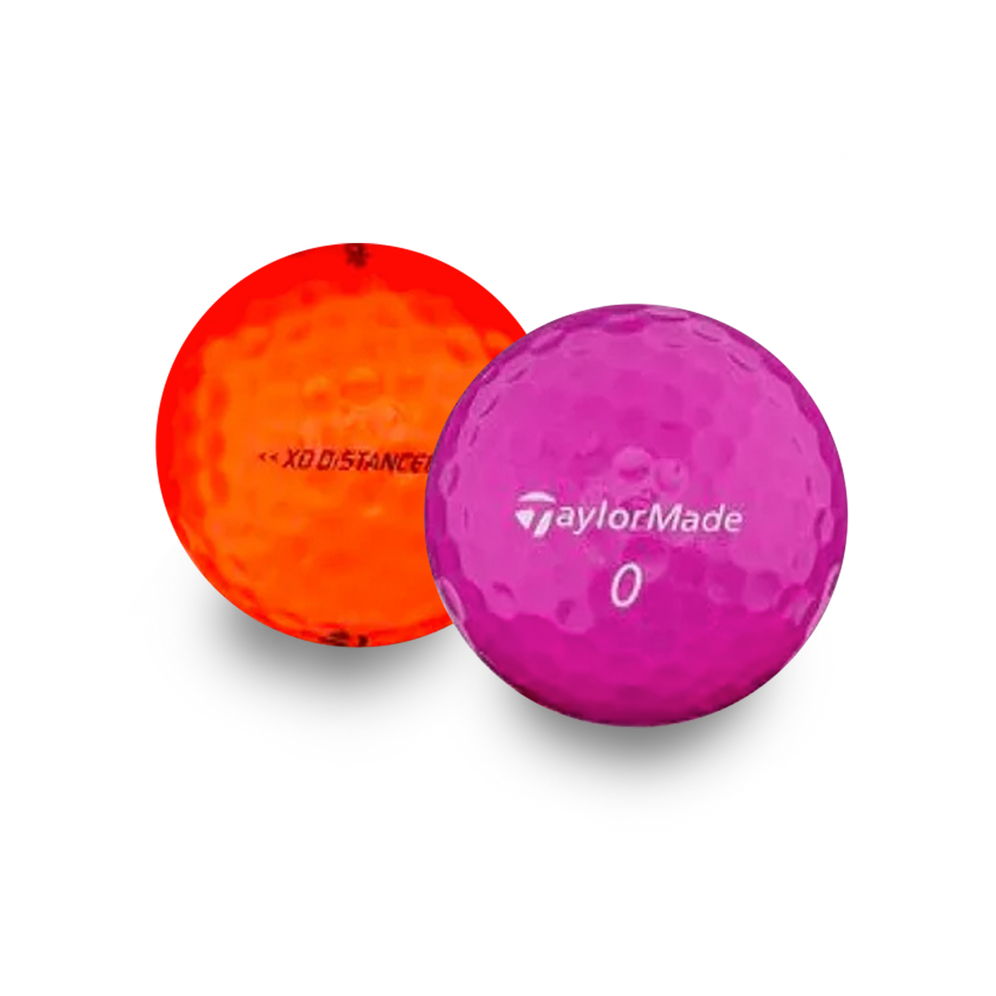 Used TaylorMade Color Mix Golf Balls - 1 Dozen
