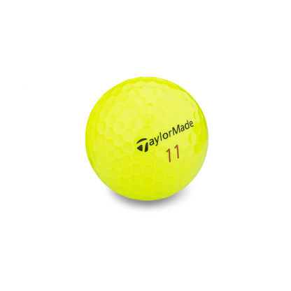 Used TaylorMade Project (a) Yellow Golf Balls - 1 Dozen