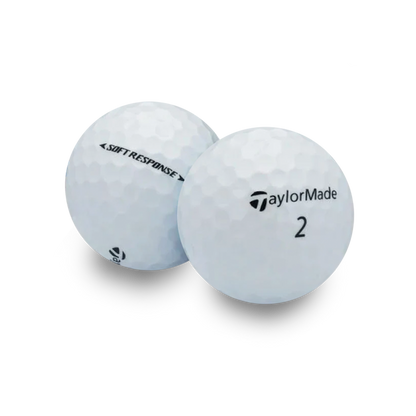 Used TaylorMade Soft Response Golf Balls - 1 Dozen