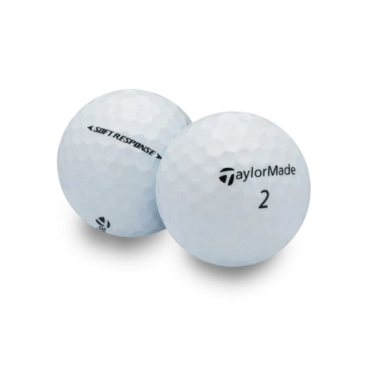 Used TaylorMade Soft Response Golf Balls - 1 Dozen