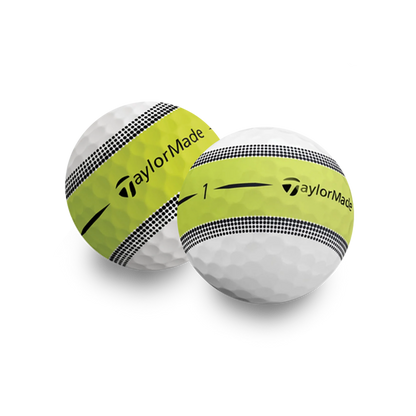 Used Taylormade Tour Response Stripe Golf Balls - 1 Dozen