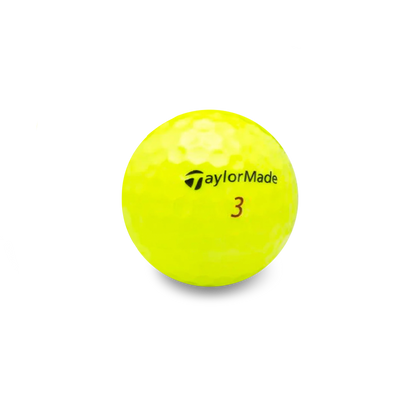 Used TaylorMade TP5x Yellow Golf Balls - 1 Dozen