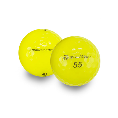 Used TaylorMade Yellow Mix Golf Balls - 1 Dozen