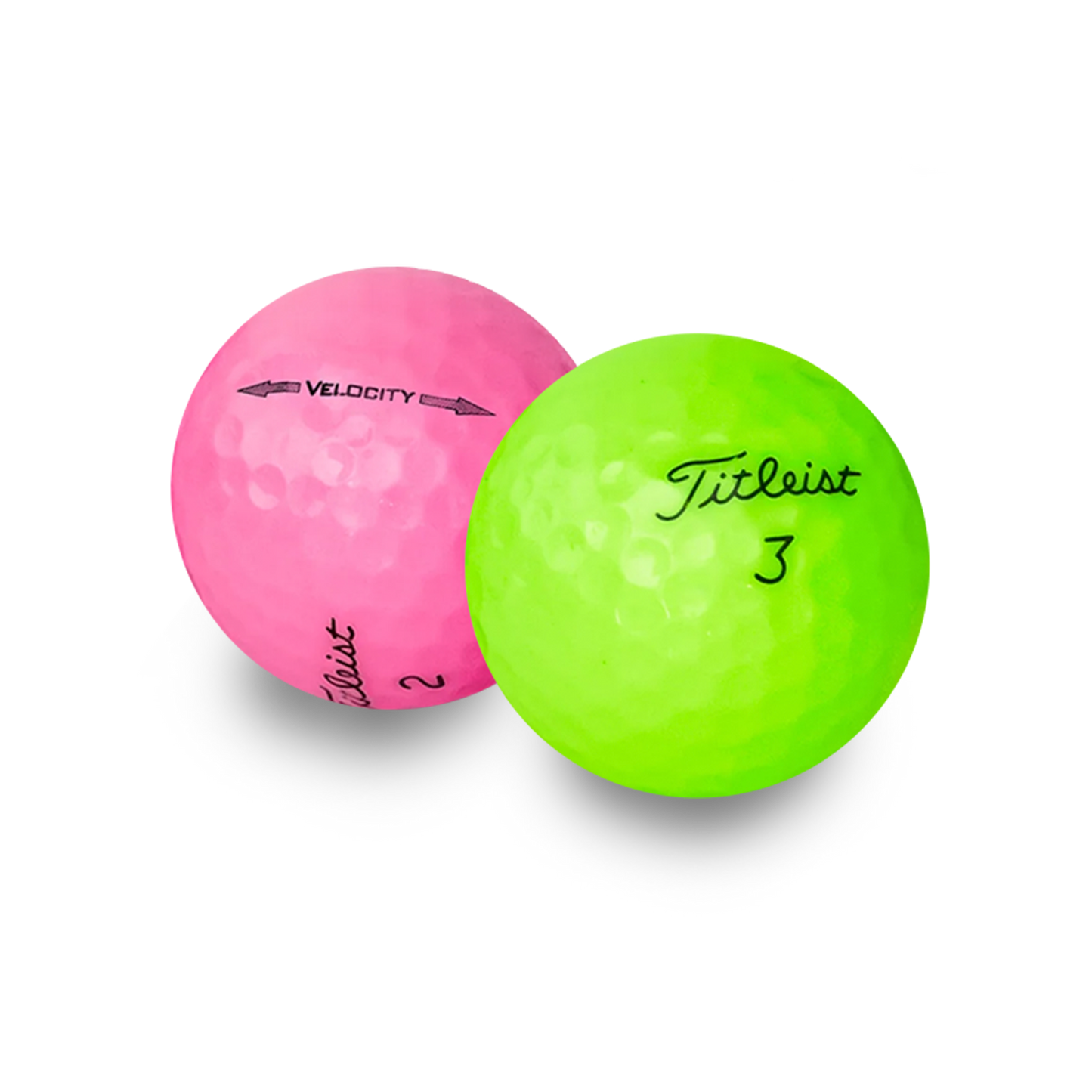 Used Titleist Color Mix Golf Balls - 1 Dozen