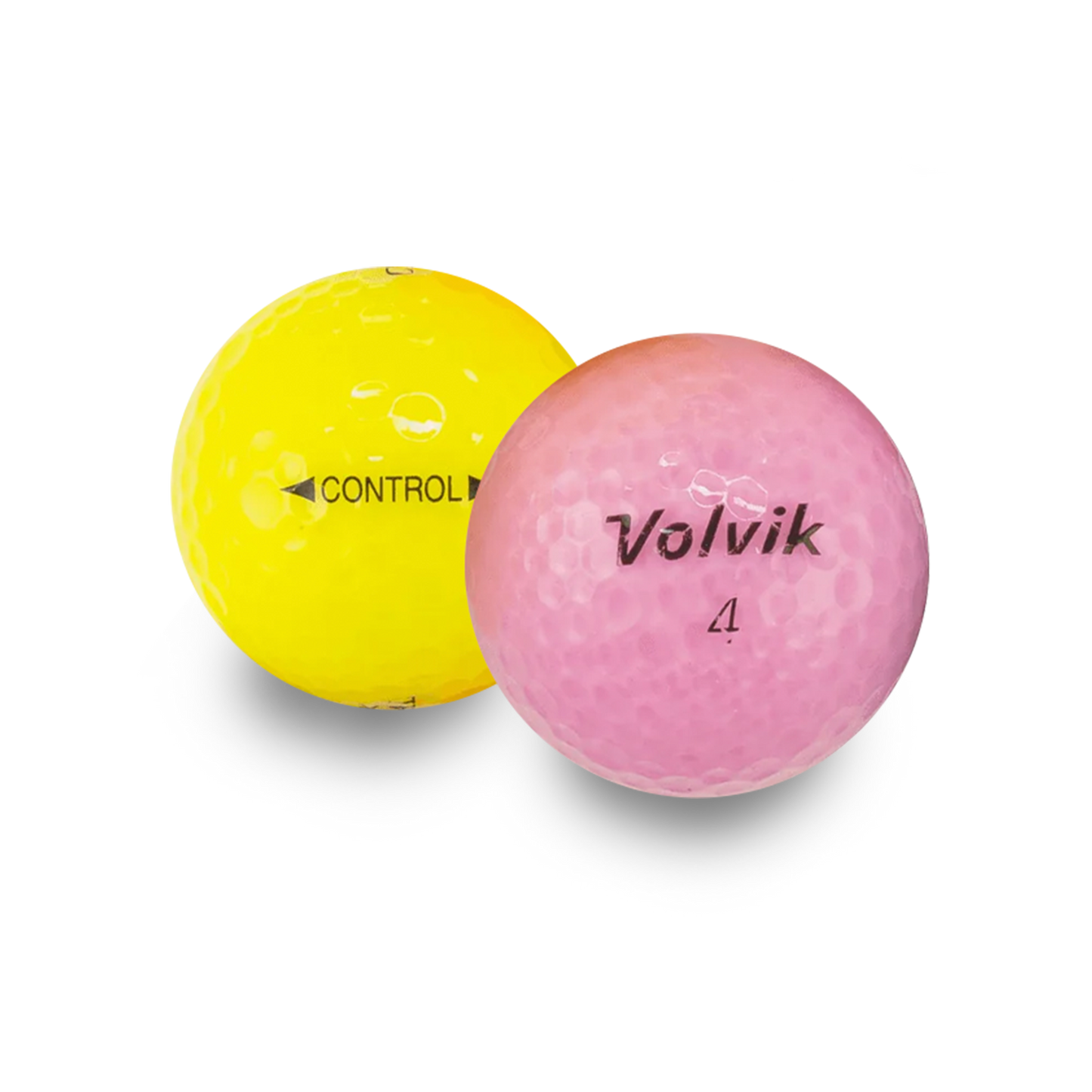 Used Volvik Crystal Mix Golf Balls - 1 Dozen