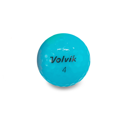 Used Volvik Color Mix Golf Balls - 1 Dozen