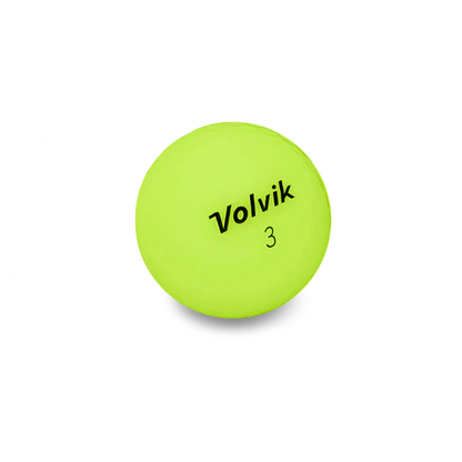 Used Volvik Vivid Green Golf Balls - 1 Dozen