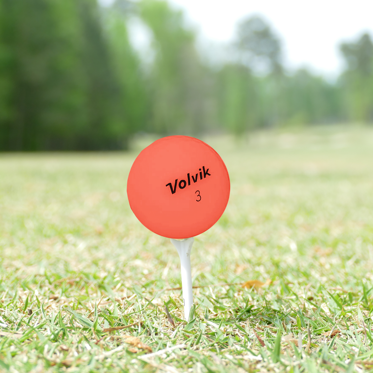 Used Volvik Vivid Orange Golf Balls - 1 Dozen