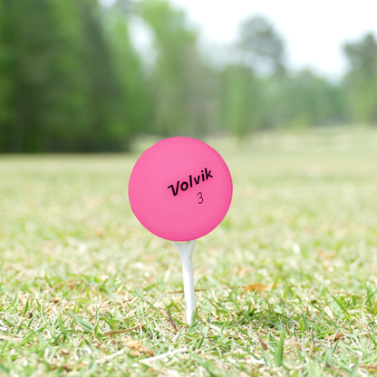 Used Volvik Vivid Pink Golf Balls - 1 Dozen