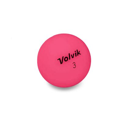 Used Volvik Vivid Pink Golf Balls - 1 Dozen