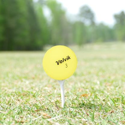 Used Volvik Vivid Yellow Golf Balls - 1 Dozen