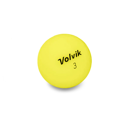 Used Volvik Vivid Yellow Golf Balls - 1 Dozen