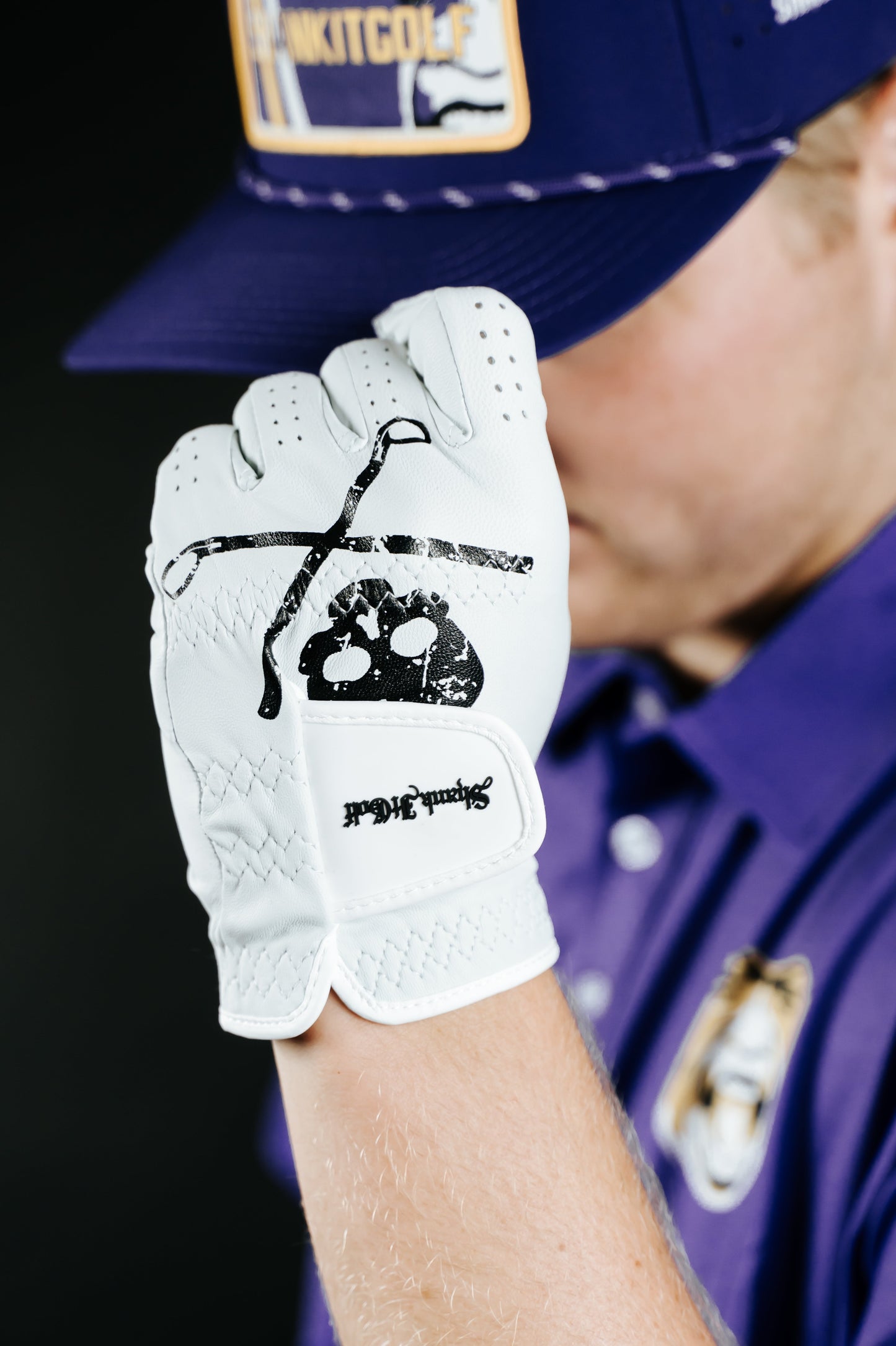 Skull Golf Glove