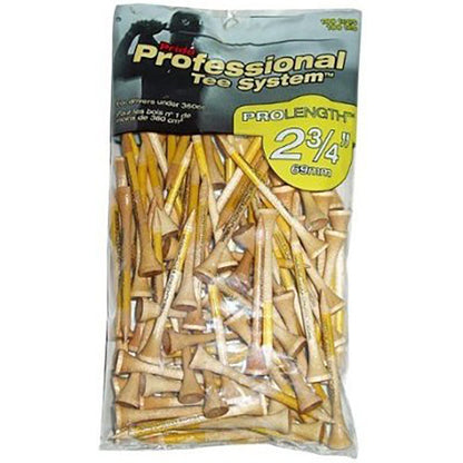 Used Golf Ball Starter Bundle - Assorted Models | Includes 100 Pride Professional Wooden Tees, Ball Brush and Reusable Mesh Bag - 24 Count