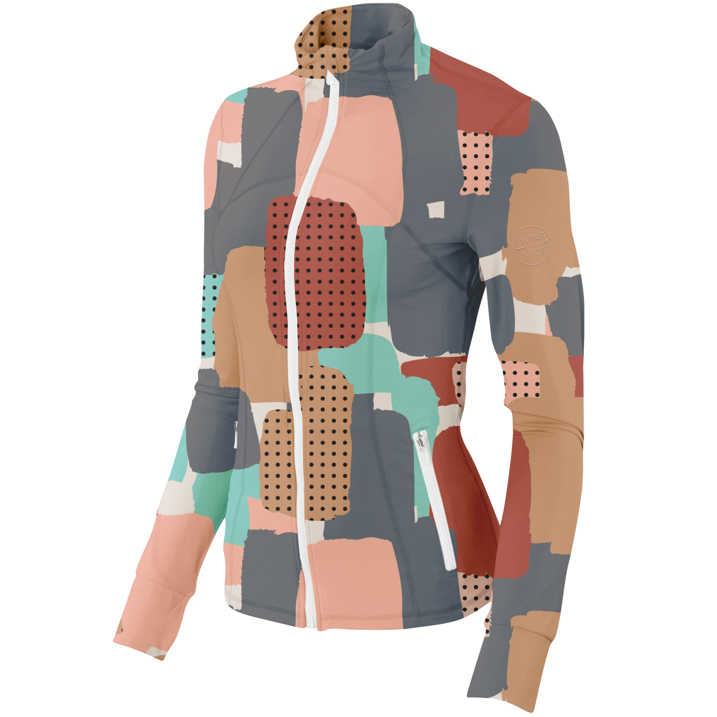 Golf Abstract Camo Women's Full Zip - Final Sale